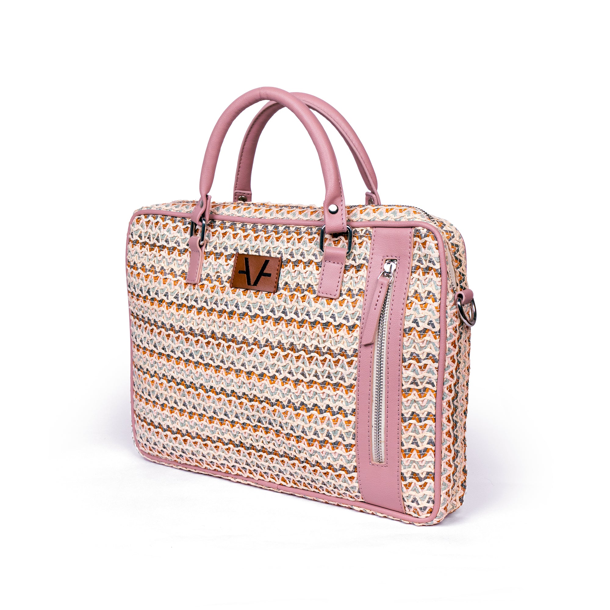 Blush bloom laptop Bag