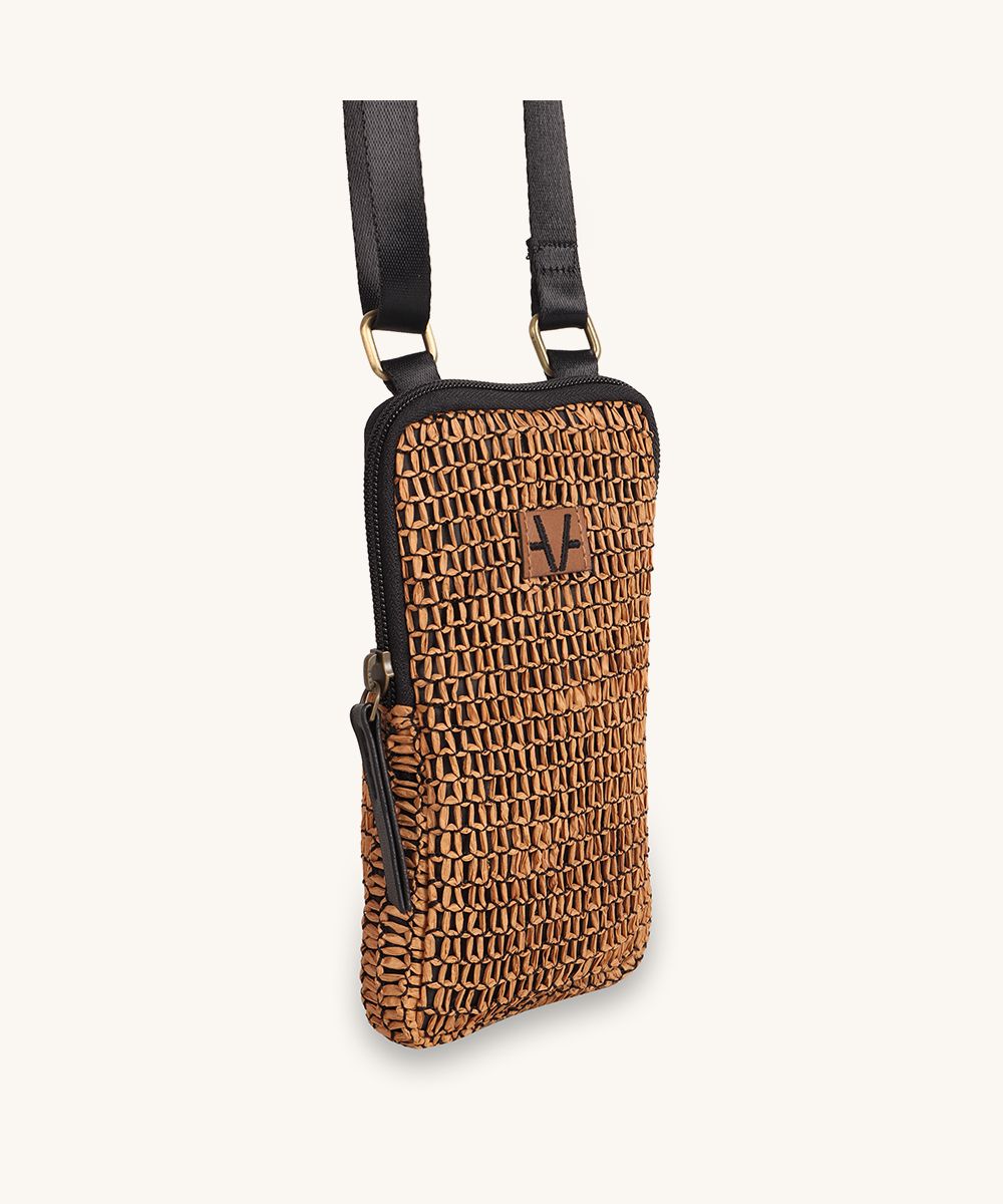 Rustic Brown Mobile pouch