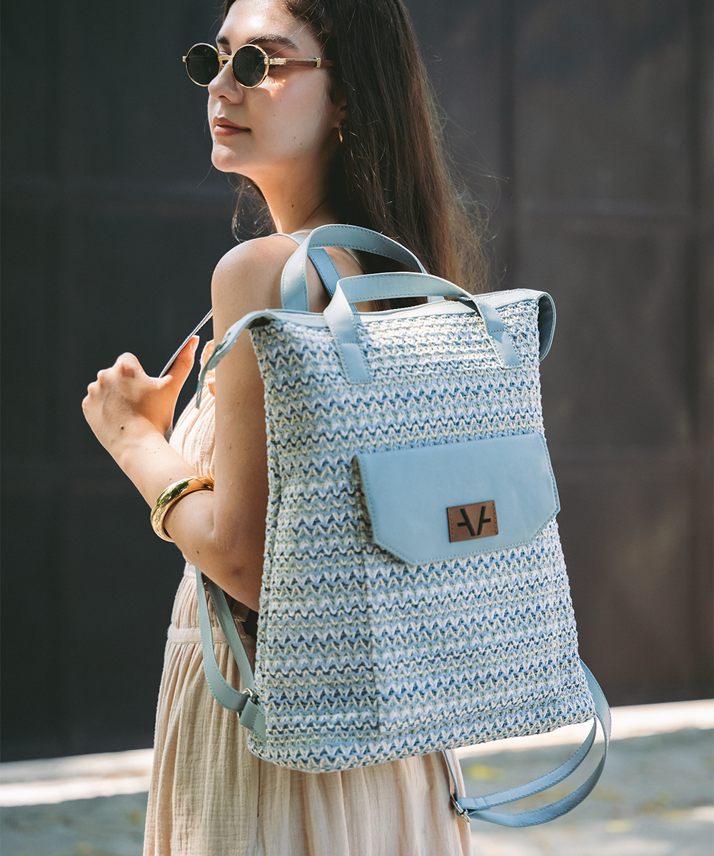 Ocean bloom big backpack