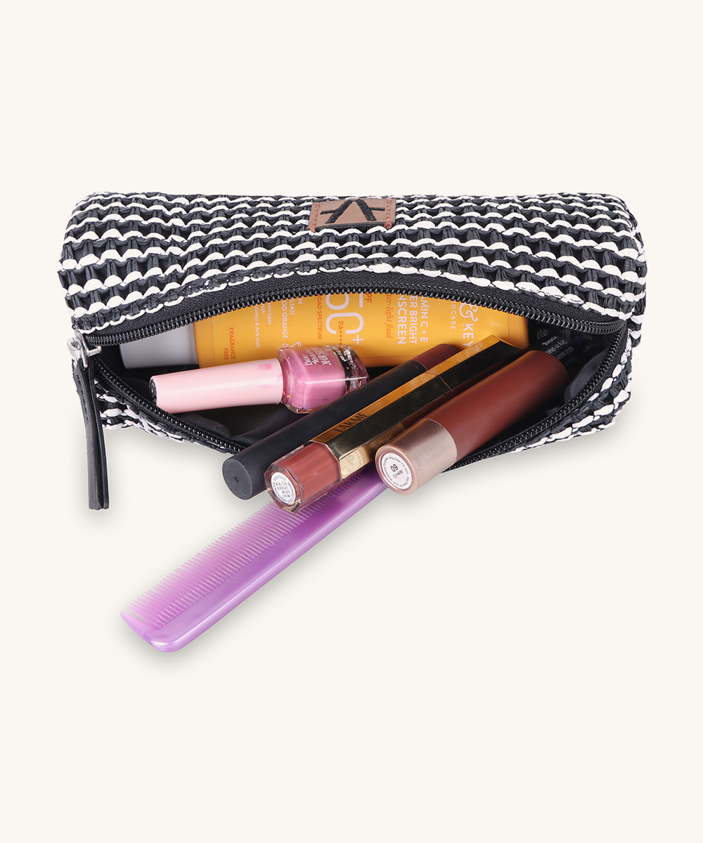 MONOCHROME MOSAIC SMALL POUCH