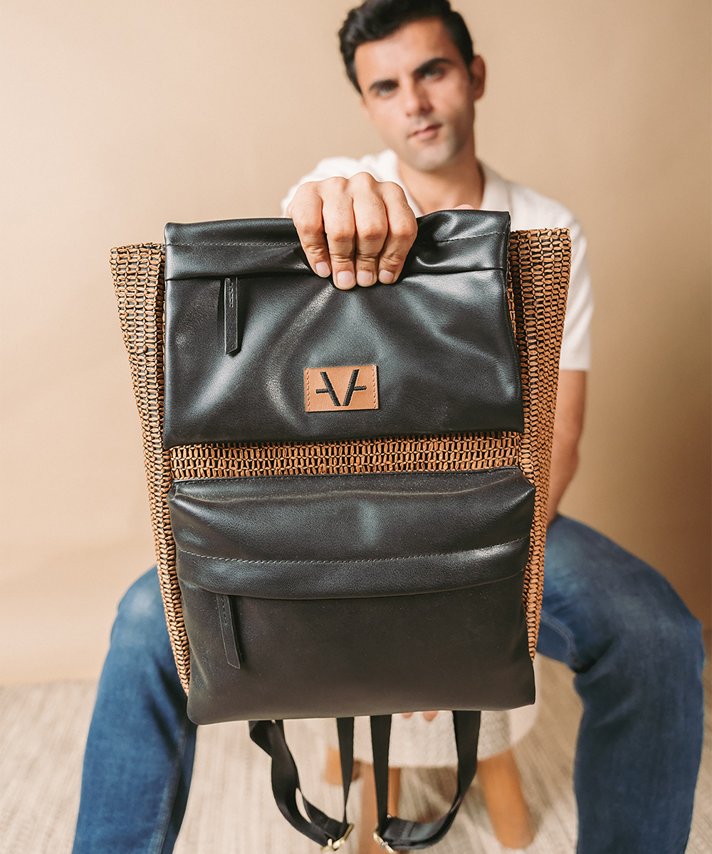 RUSTIC BROWN FLAP BACK PACK