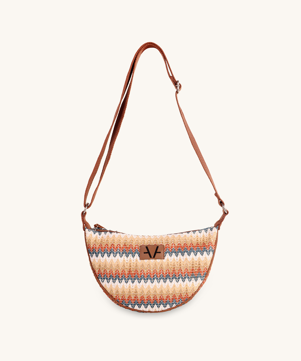 Nomad weave Moon cross body