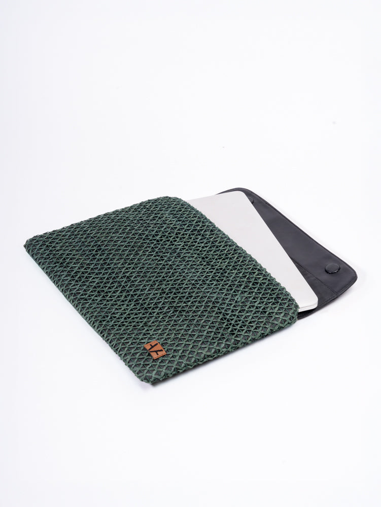 Azure cross laptop sleeve
