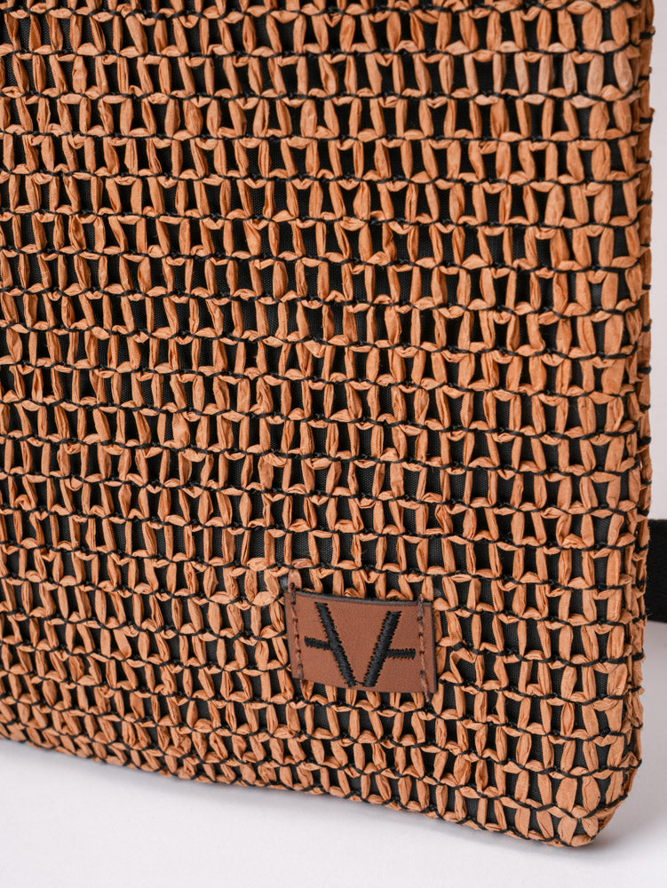 Rustic Brown laptop sleeve with handle