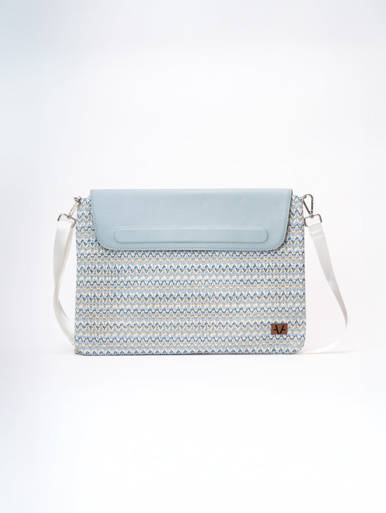 Ocean bloom ipad sleeve with handle