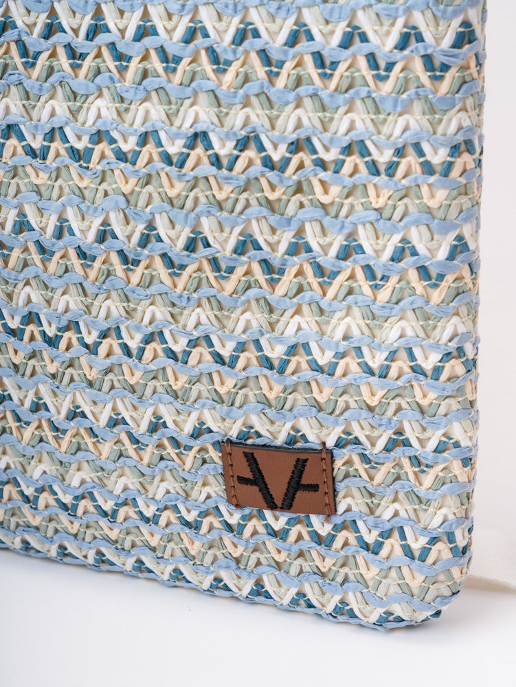 Ocean bloom laptop sleeve with handle
