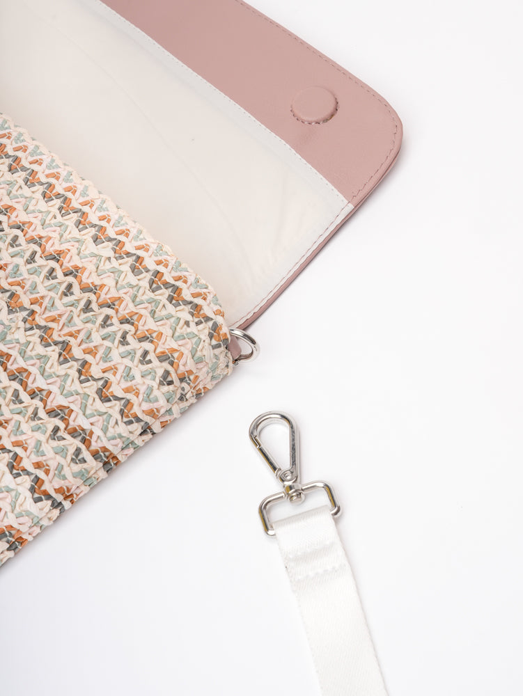 Blush Bloom ipad sleeve with handle