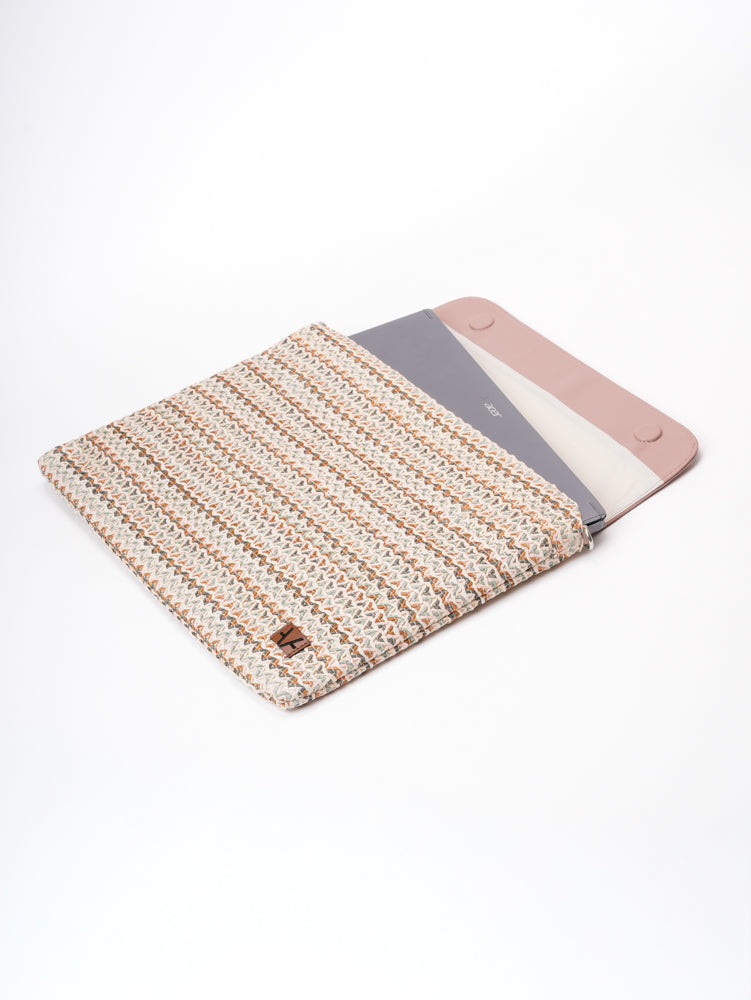 Blush Bloom Laptop sleeve with handle