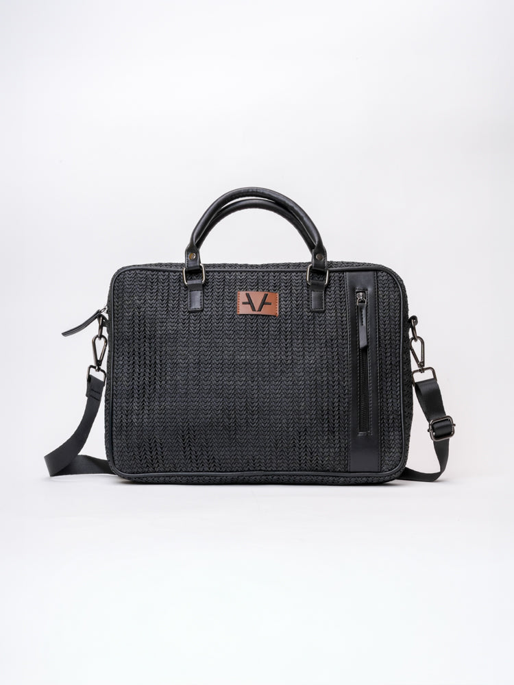 Black Vegan Laptop Bag for Men