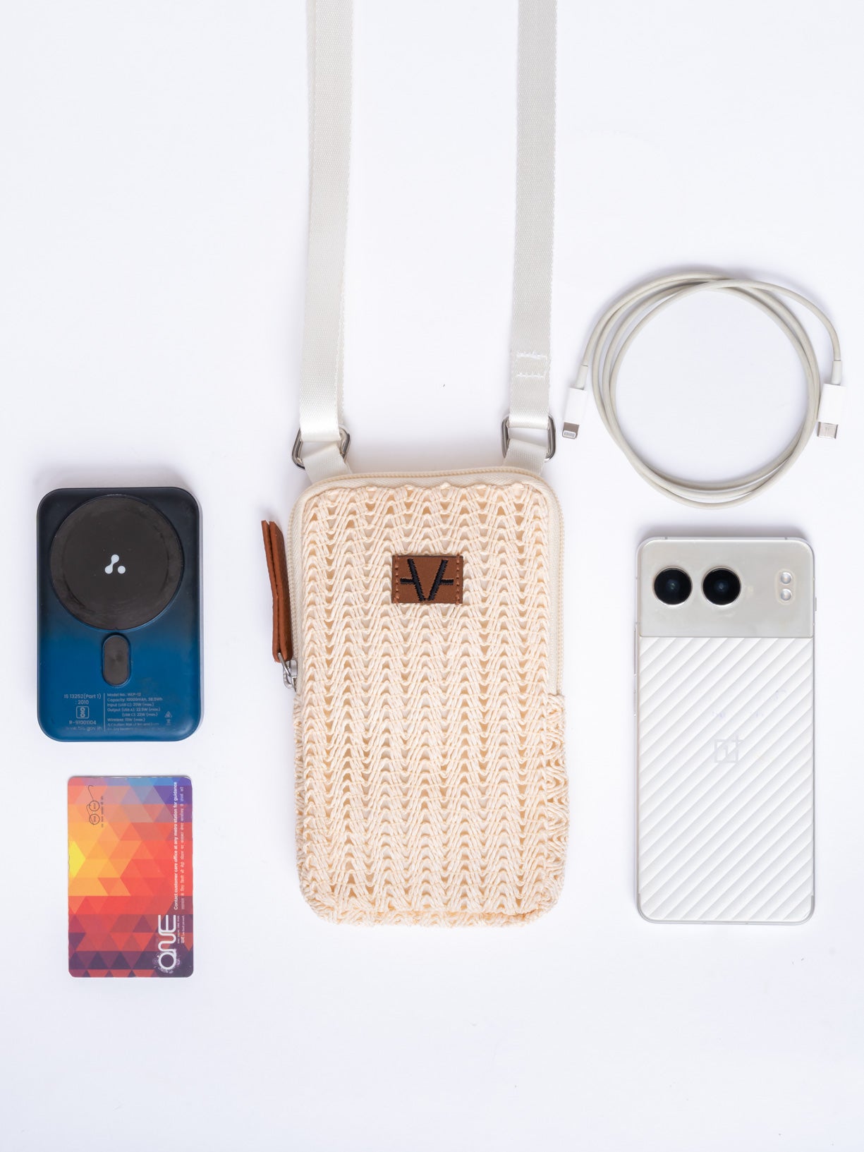 Serene Strands mobile pouch