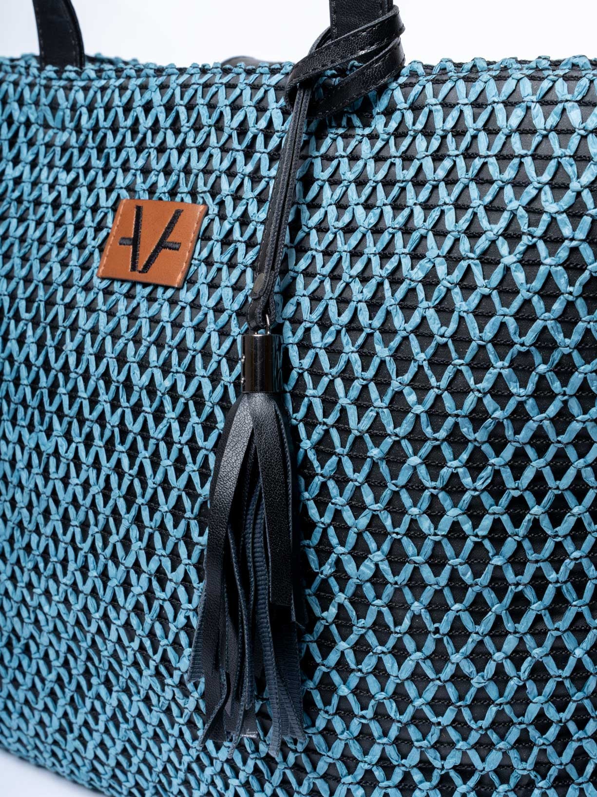 Denim cross Tote