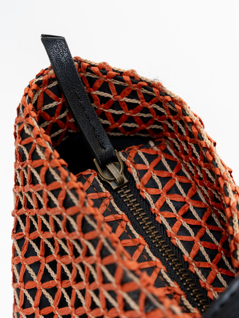 Crimson cross Tote