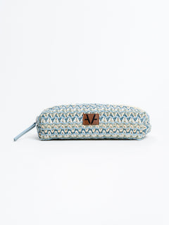 Ocean bloom small pouch