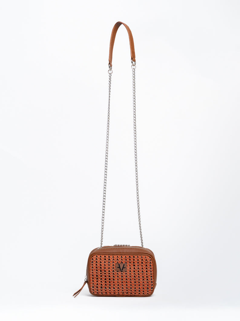 Coral GeoLuxe Crossbody