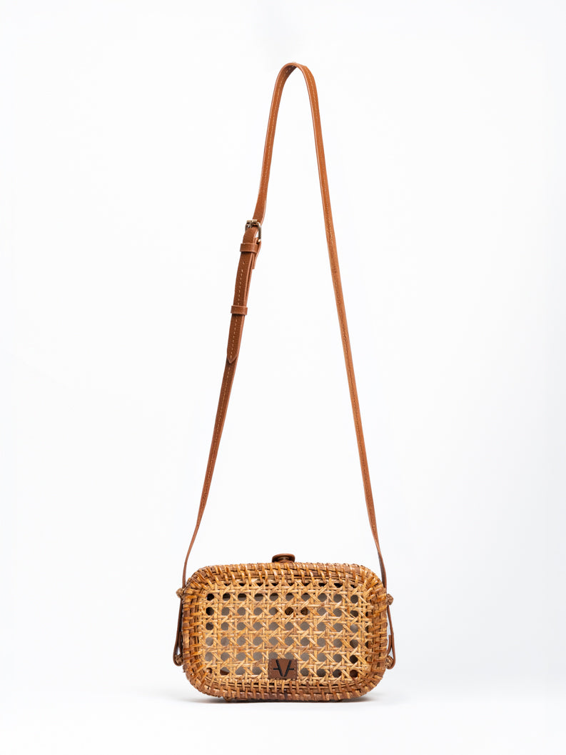 Rattan Reverie Sling Bag