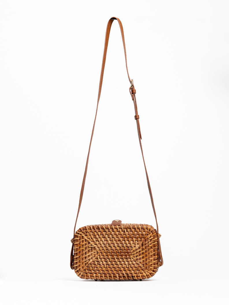 Rattan Reverie Sling Bag