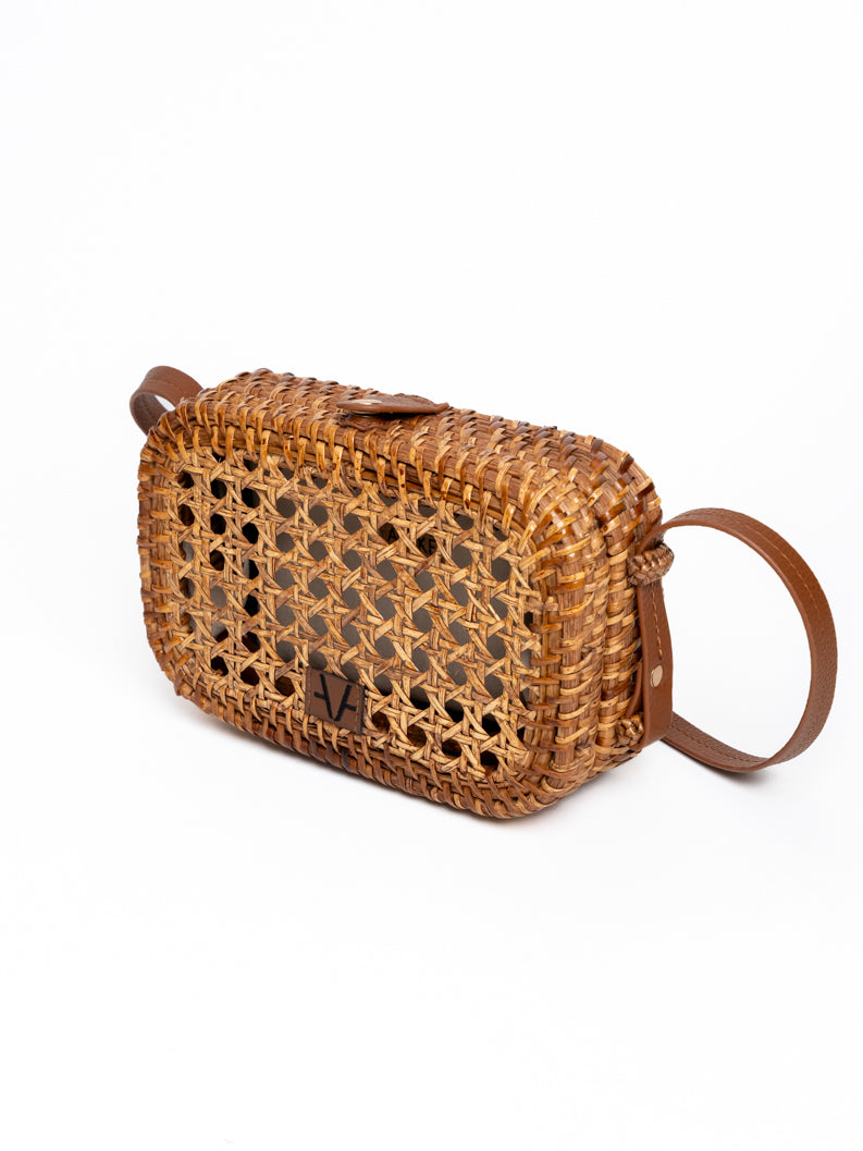 Rattan Reverie Sling Bag