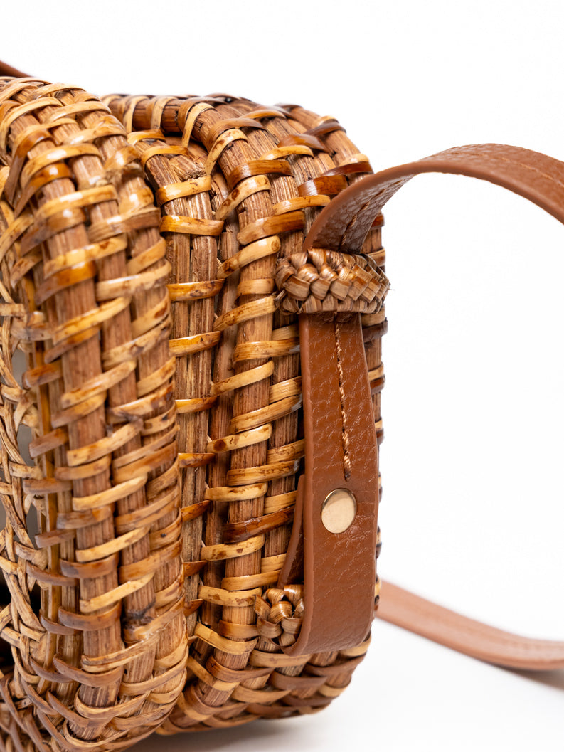 Rattan Reverie Sling Bag