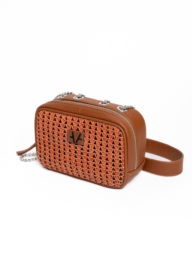 Coral GeoLuxe Crossbody