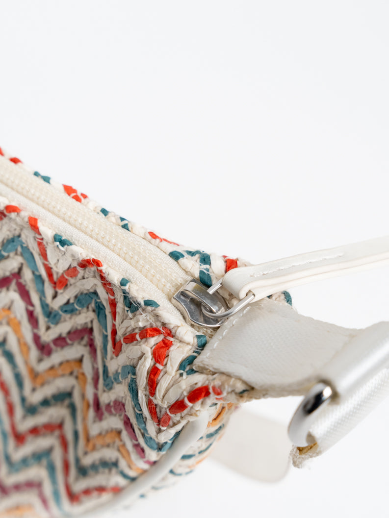 Vibrant Mosaic Moon Cross Body