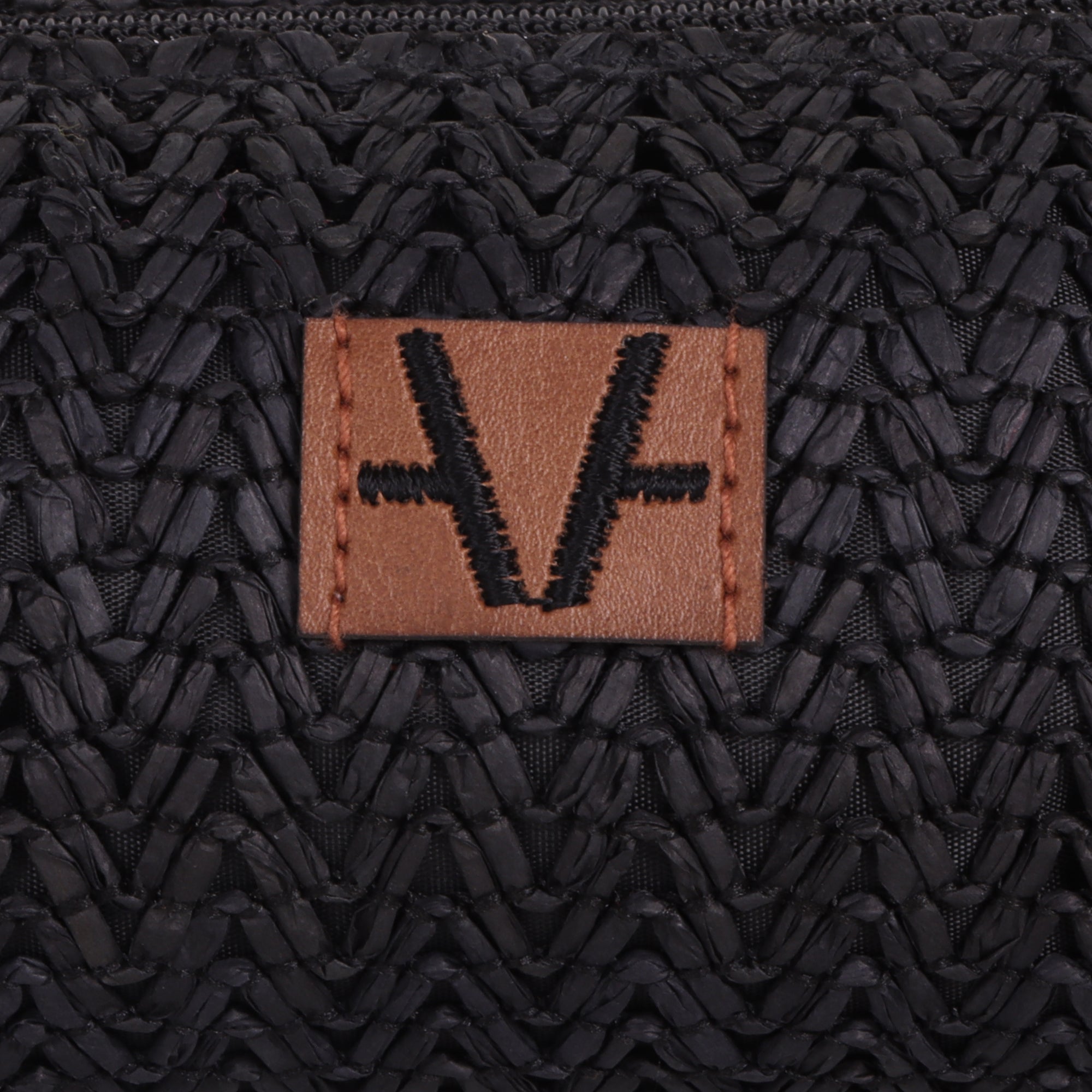 Black TERRA Vegan Leather Small Pouch Bag | Compact & Durable