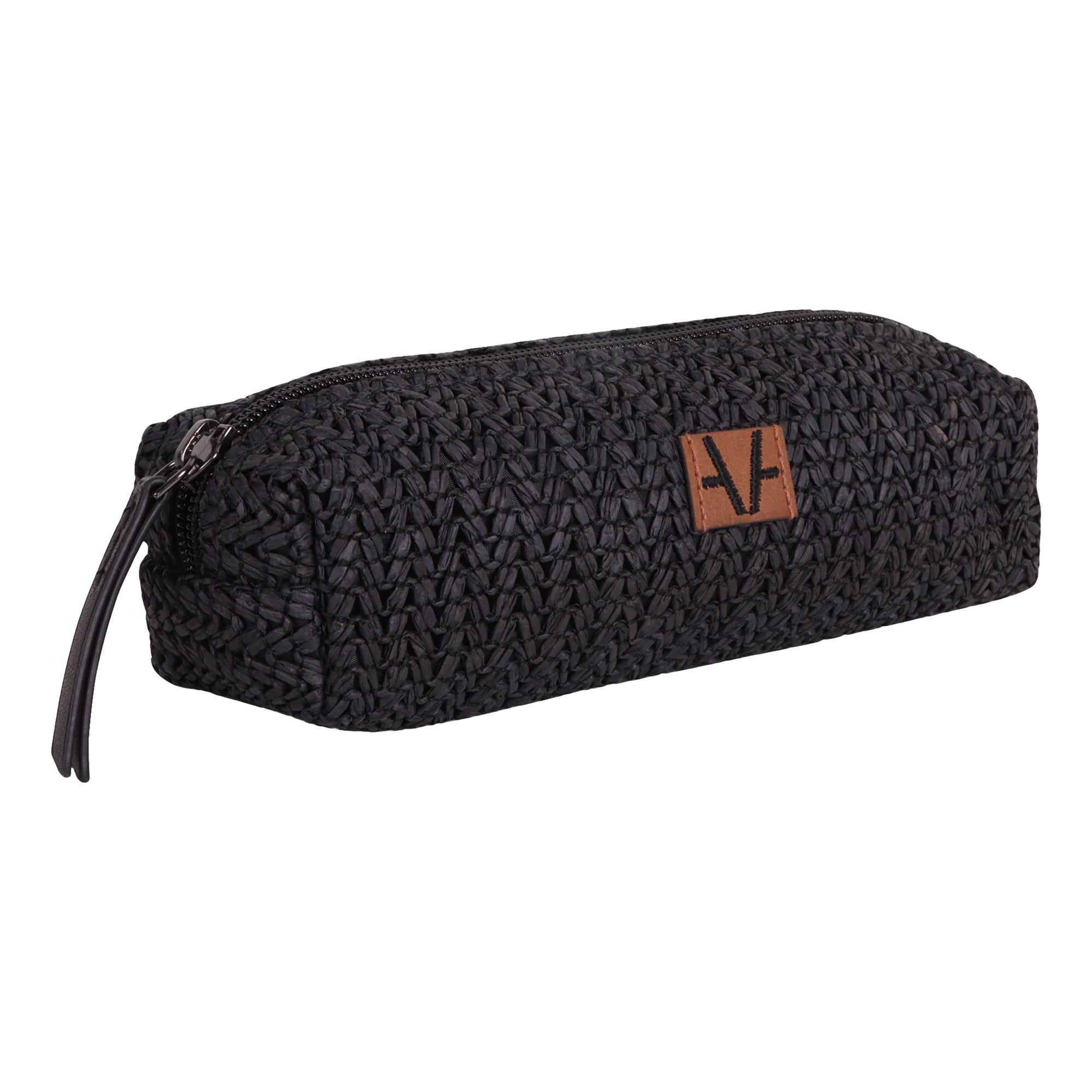 Black TERRA Vegan Leather Small Pouch Bag | Compact & Durable