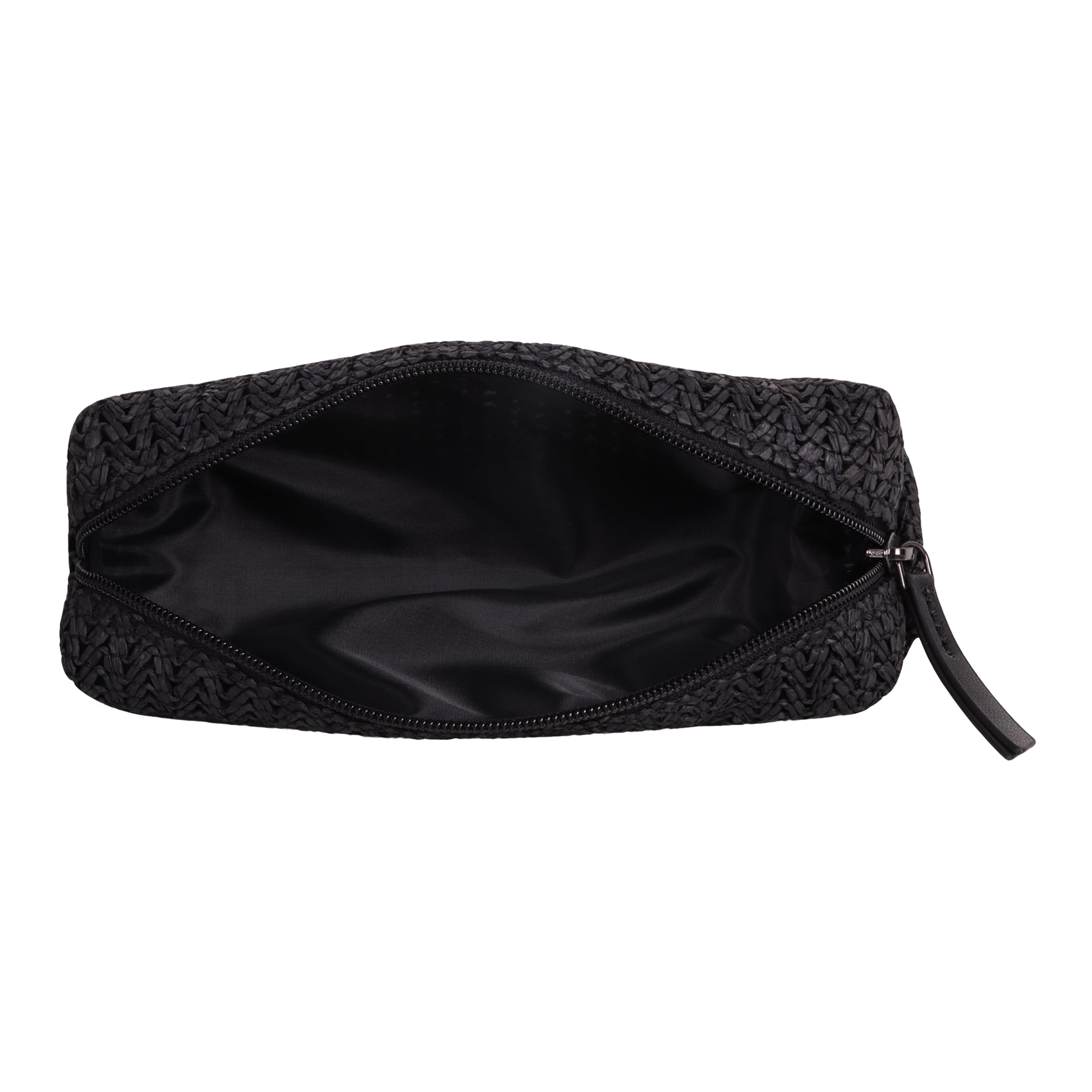 Black TERRA Vegan Leather Small Pouch Bag | Compact & Durable