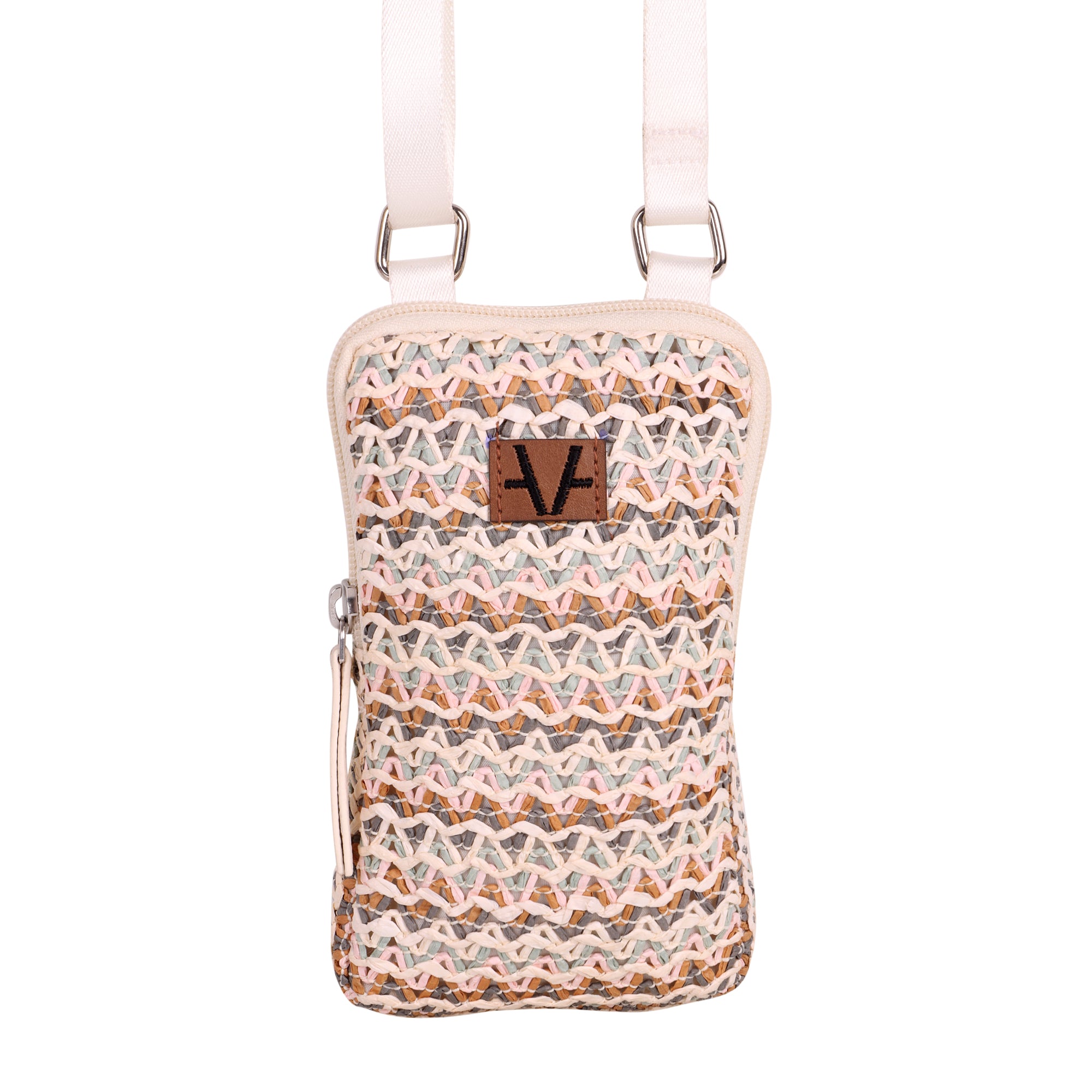 Blush bloom mobile pouch