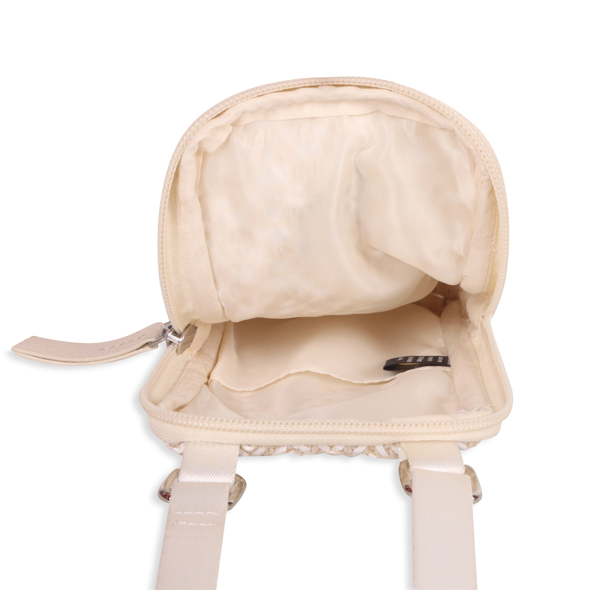 chic ivory mobile pouch